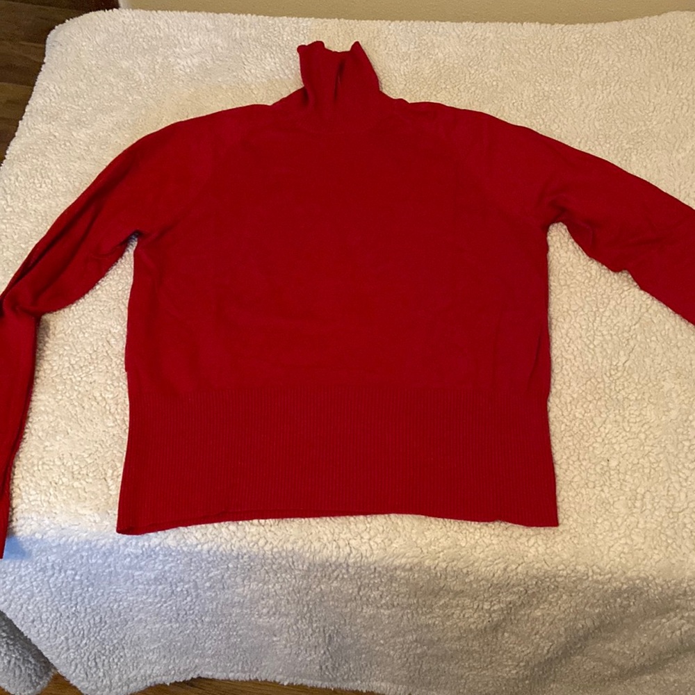 Gorgeous red turtleneck top